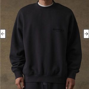 Essentials Fear of god stretch limo crew neck sweatshirt